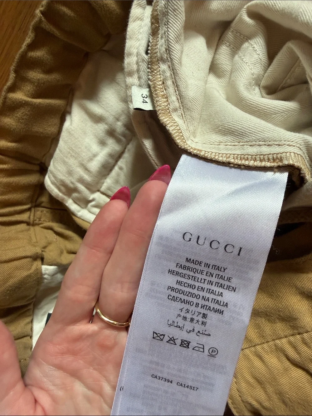 Gucci khaki men’s